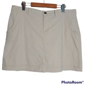 Eddie Bauer Travex Women's Beige Skort - Size12